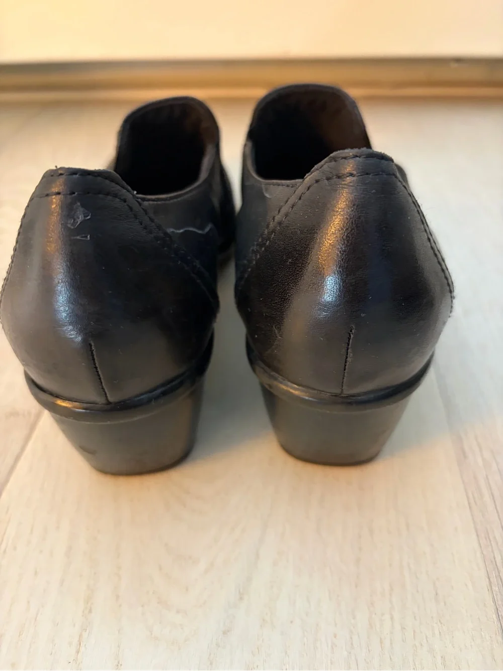 Clarks Black Slip-On Comfort Shoe